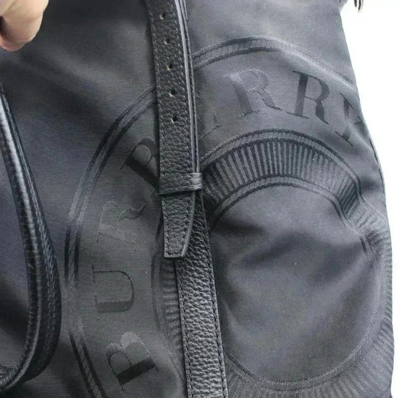 Burberry Urban Black Large Black Nylon/Leather trim 2 way bag - Picture 12 of 16